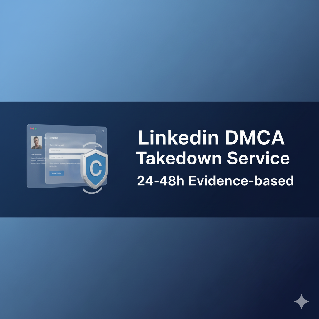 LinkedIn DMCA takedown and account removal enforcement process results