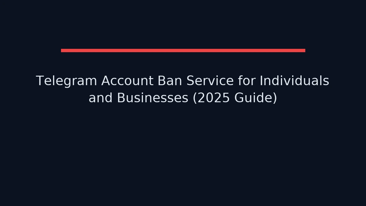 Different types of Telegram bans including account bans, group bans, channel bans, and bot enforcement