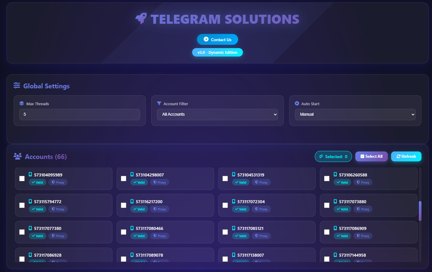 Telegram report bot workflow diagram showing the five-stage automated reporting pipeline