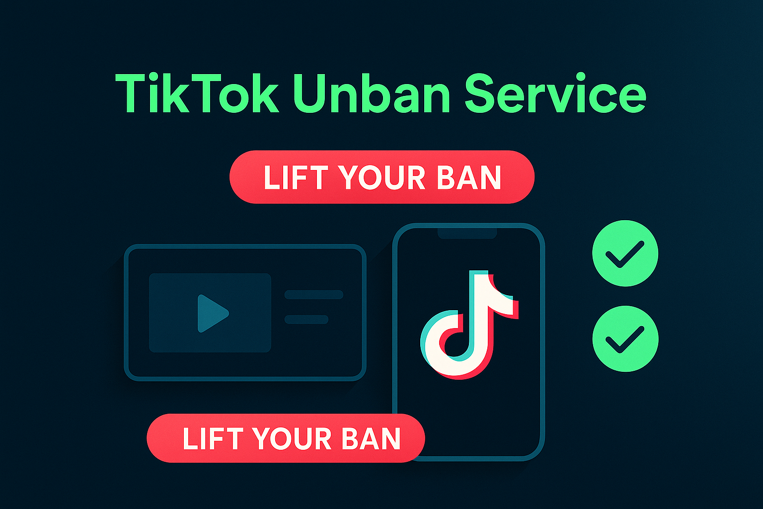 Professional TikTok unban service workflow with NDA-backed case management