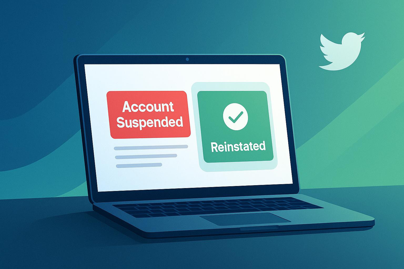 Twitter mass report bot enforcement results showing successful X account removal and suspension confirmation